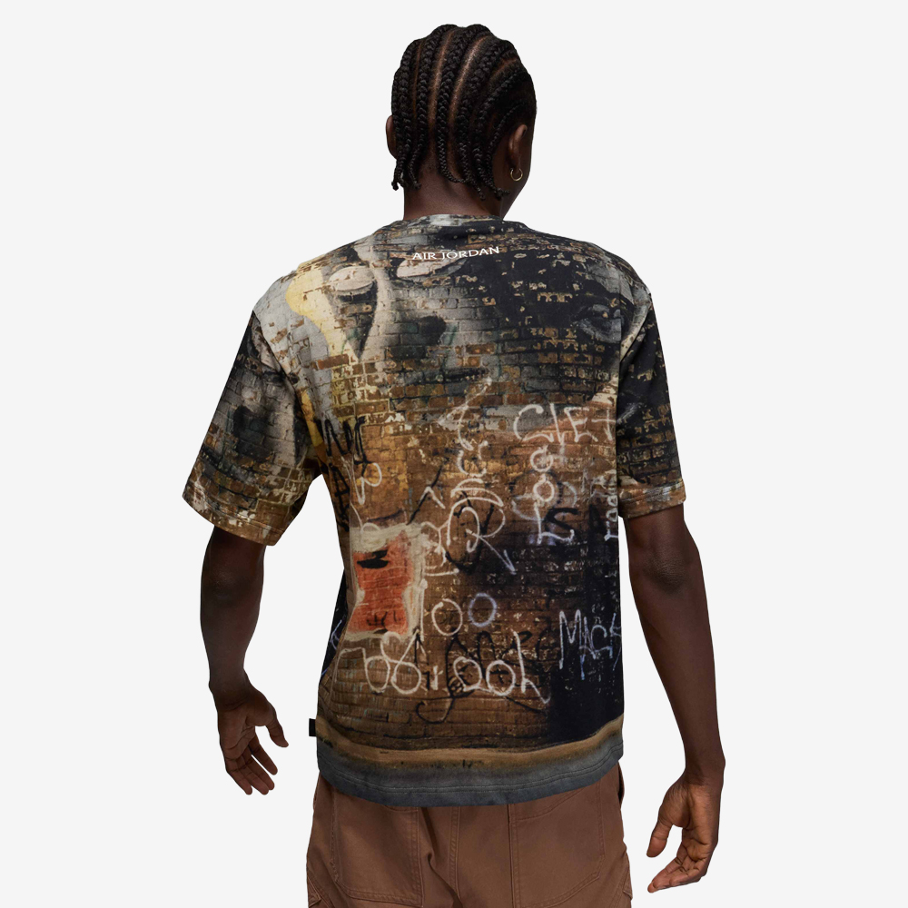 AJ 85 Graphic T-Shirt, Off Noir/Sail