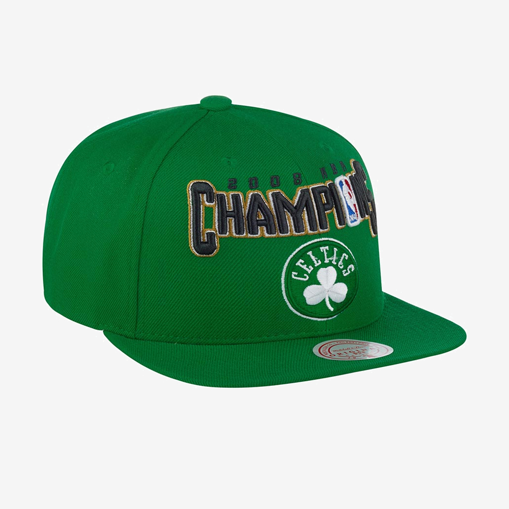 Boston Celtics NBA 2008 Champs Snapback, Green/Black#113698