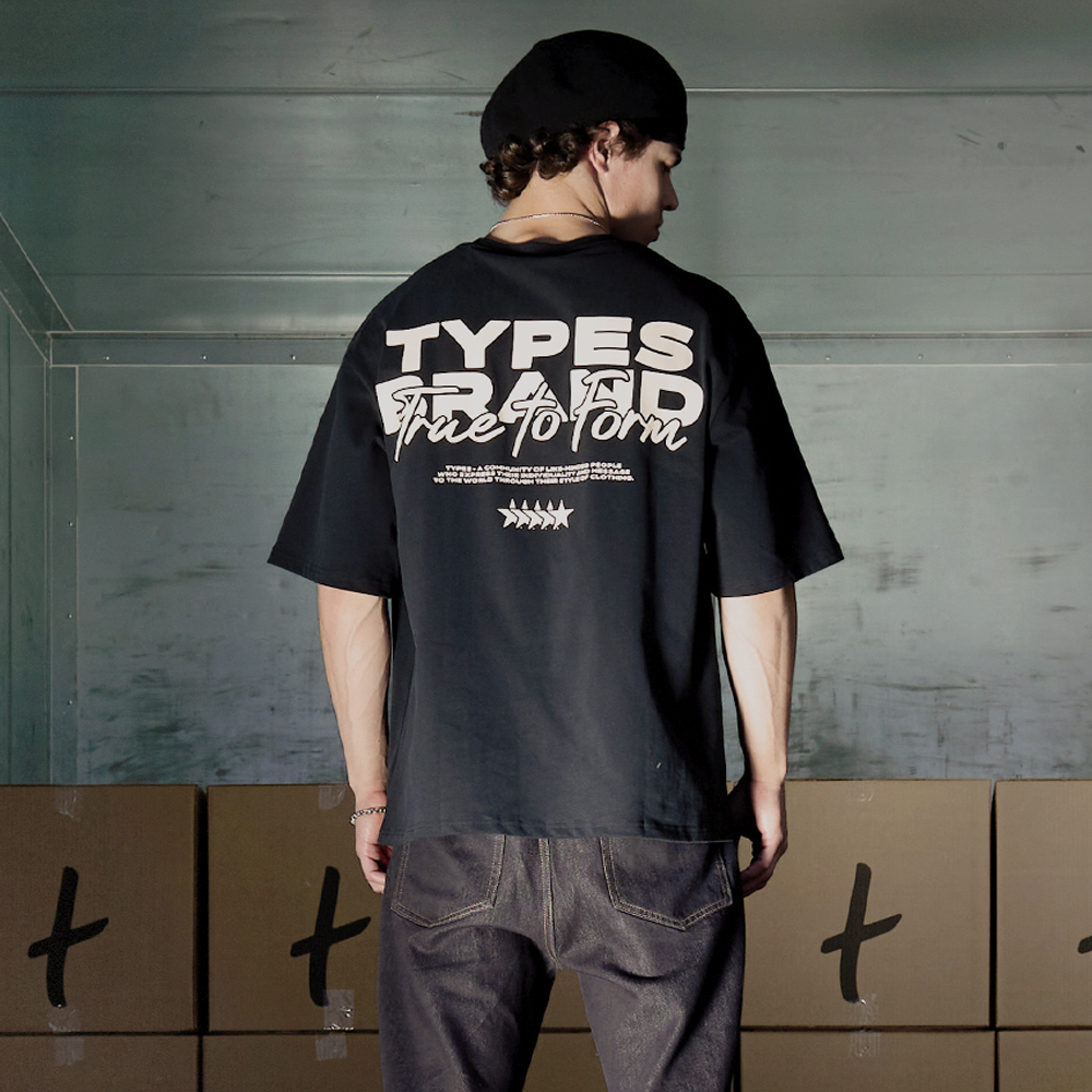 "True To Form" T-Shirt, Black#114585