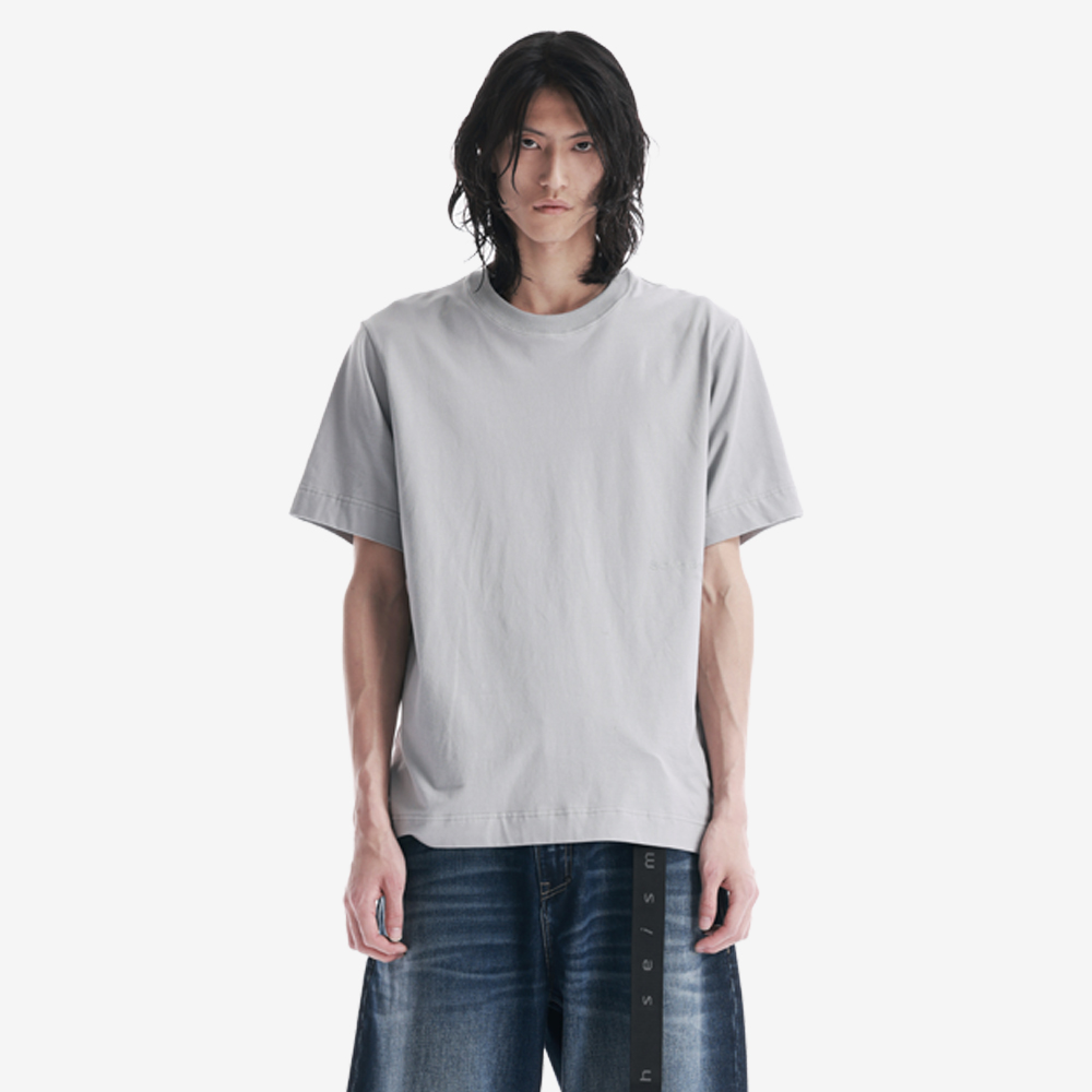 Handwritten Tonal Logo T-Shirt, Light Gray#111956