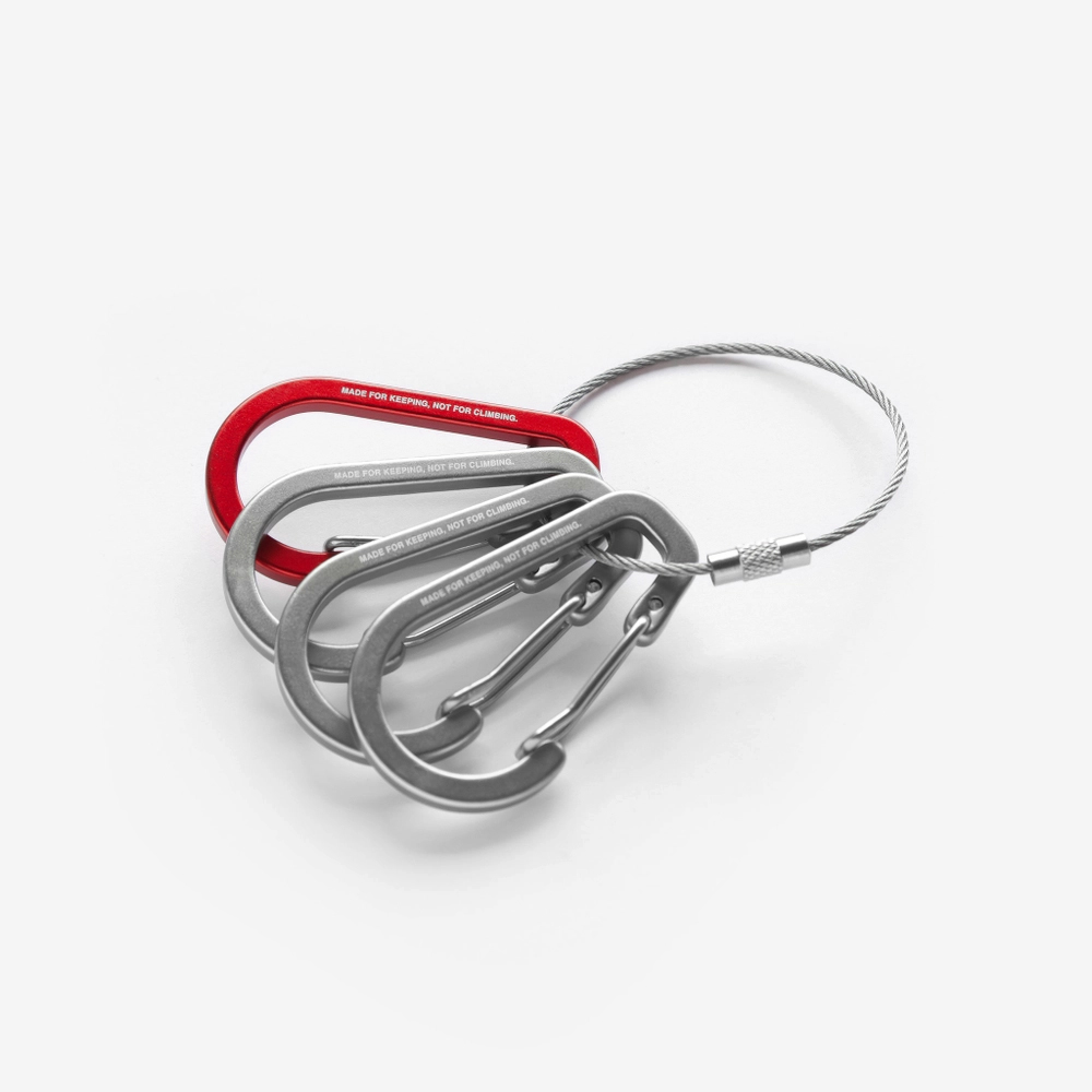 Carbines Set, Silver/Red