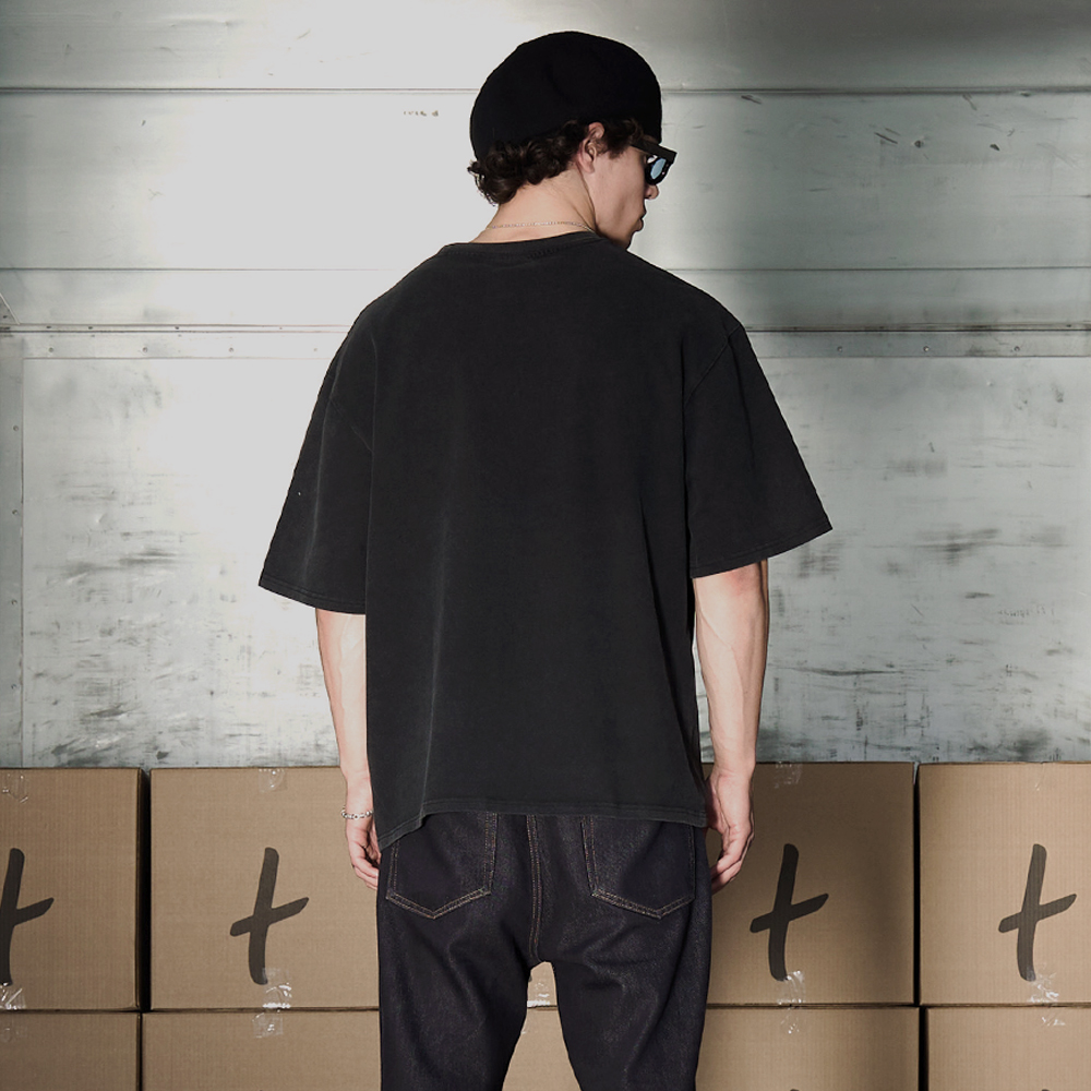 "Bulky" T-Shirt, Black#114578