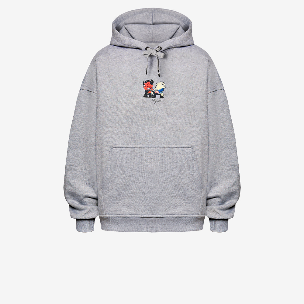 Spooky Episode 3 Hoodie, Grey Melange