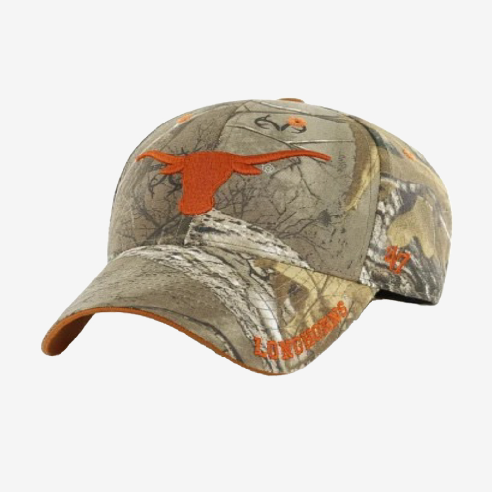 Realtree x '47 Texas Longhorns NCAA Camo Frost, Olive