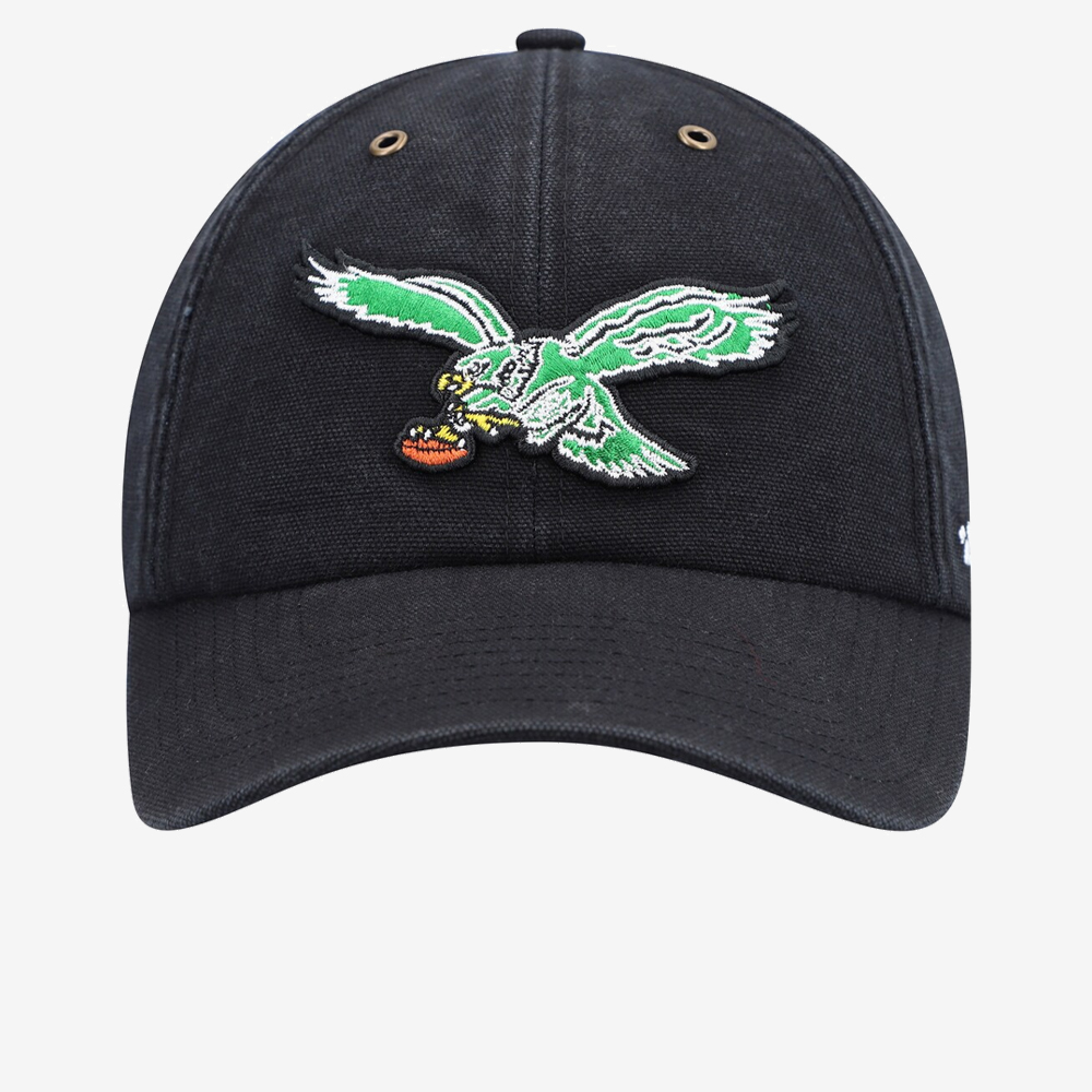 Carhartt x '47 Philadelphia Eagles NFL Throwback Clean Up, Black#113648