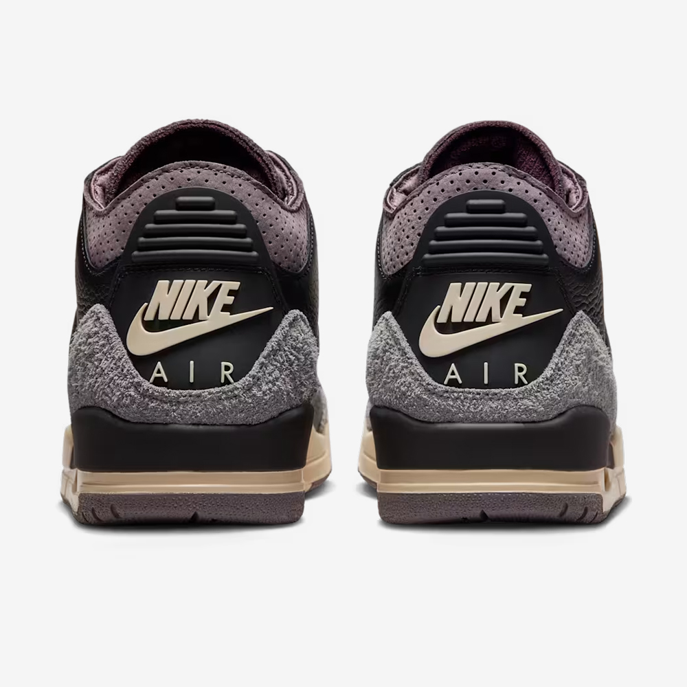 A Ma Maniére x Wmns AJ 3 Retro OG SP, Black and Flat Pewter#114697