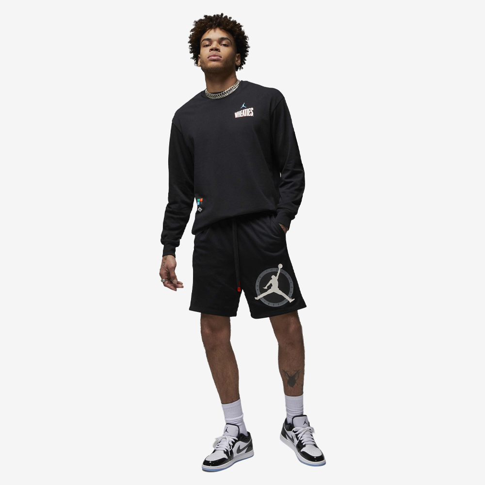 Flight MVP 85 Wheaties Graphic Longsleeve, Black/White/Baltic Blue#114323