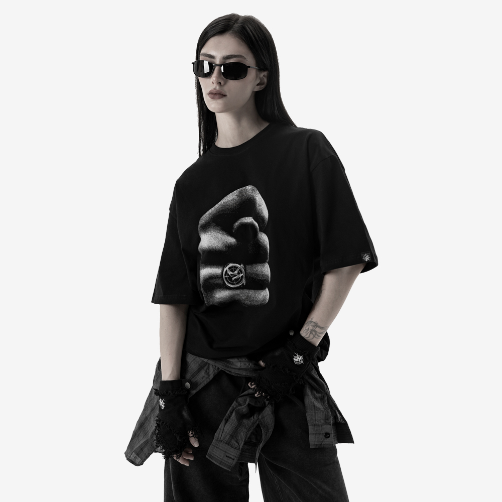 FIGA Tee, Black/White#114894
