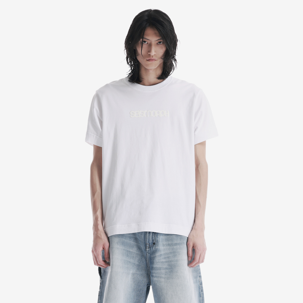 Tonal Logo T-Shirt, White#111950