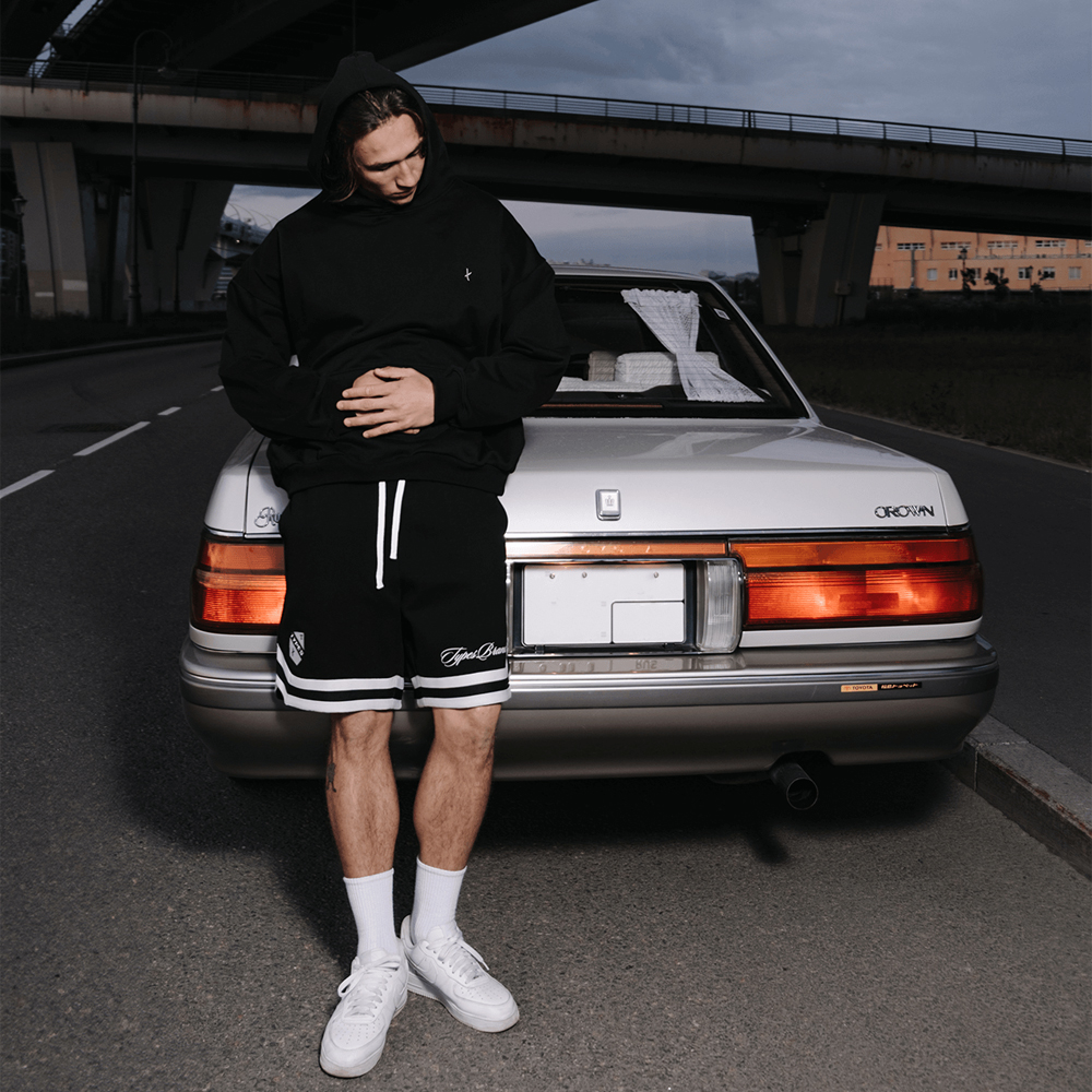 "Athletic Club" Shorts, Black#112678