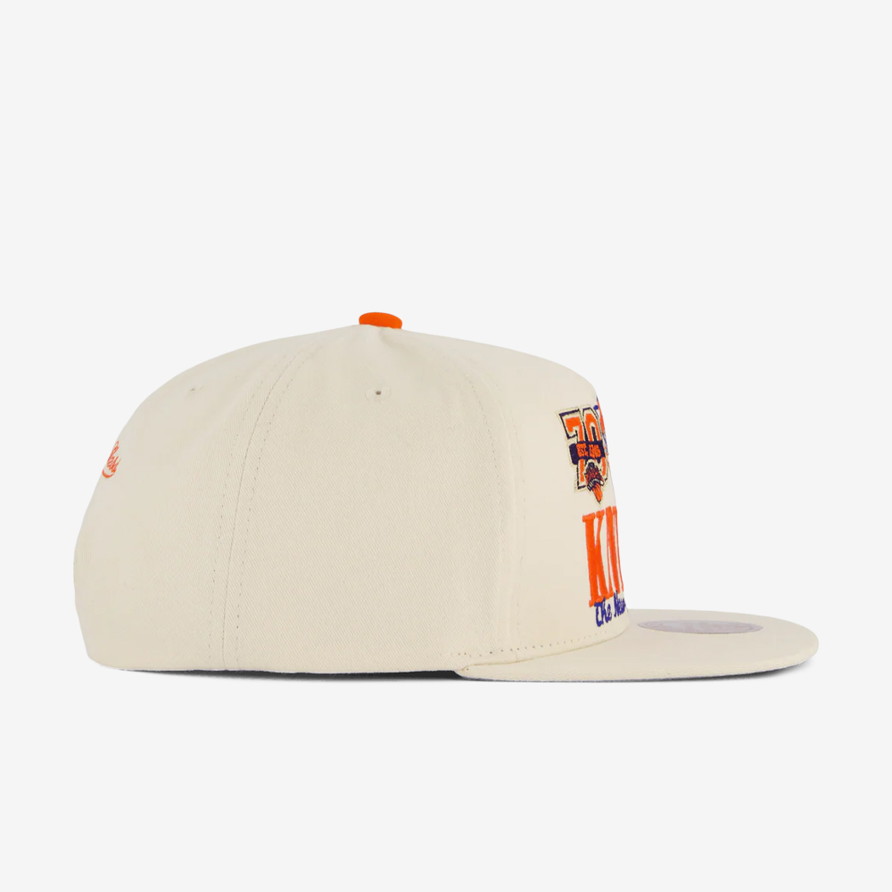 New York Knicks NBA Reframe Retro Snapback, Off White#113684
