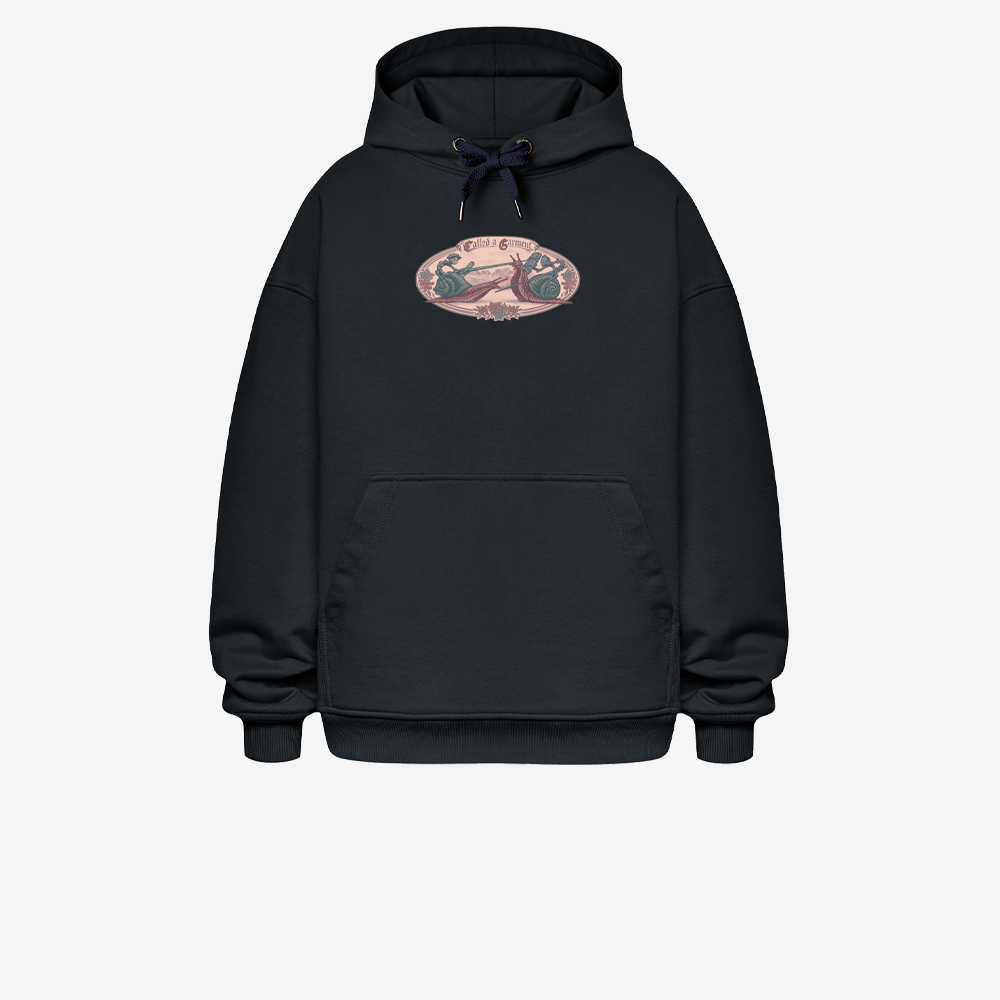 Snail Clash Hoodie, Navy