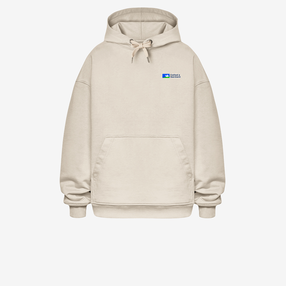 Logo Mess Hoodie, Beige