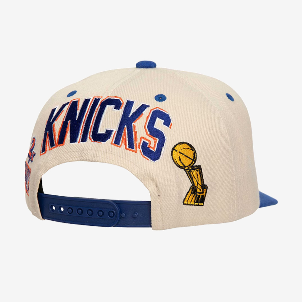 New York Knicks NBA Legacy Defined Pro Snapback, Oatmeal/Blue