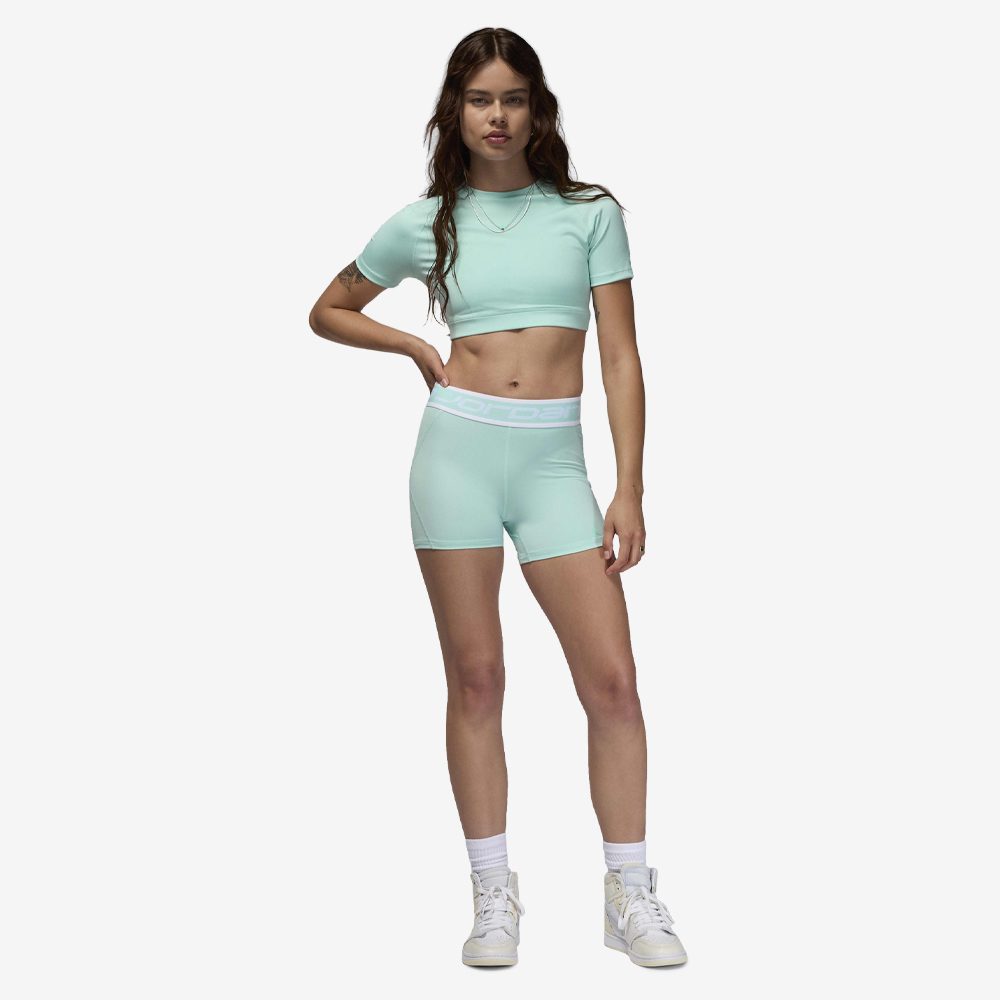 Wmns Sport Shorts, Light Dew/Hyper Turquoise#114558