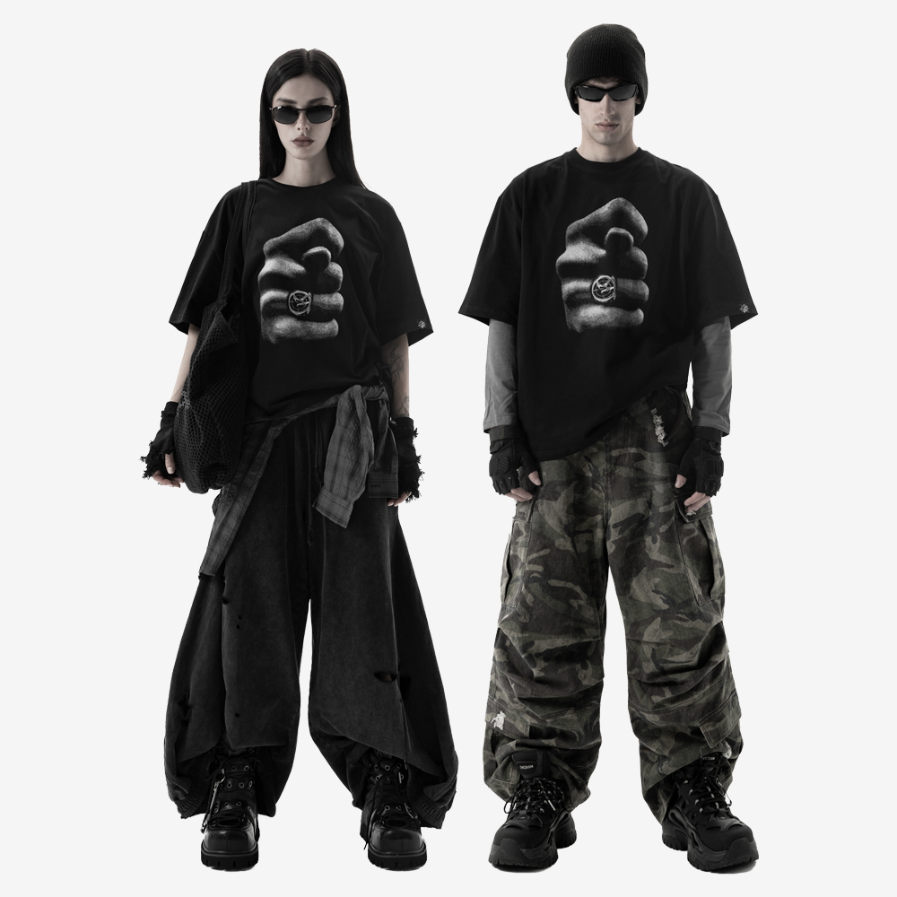 FIGA Tee, Black/White