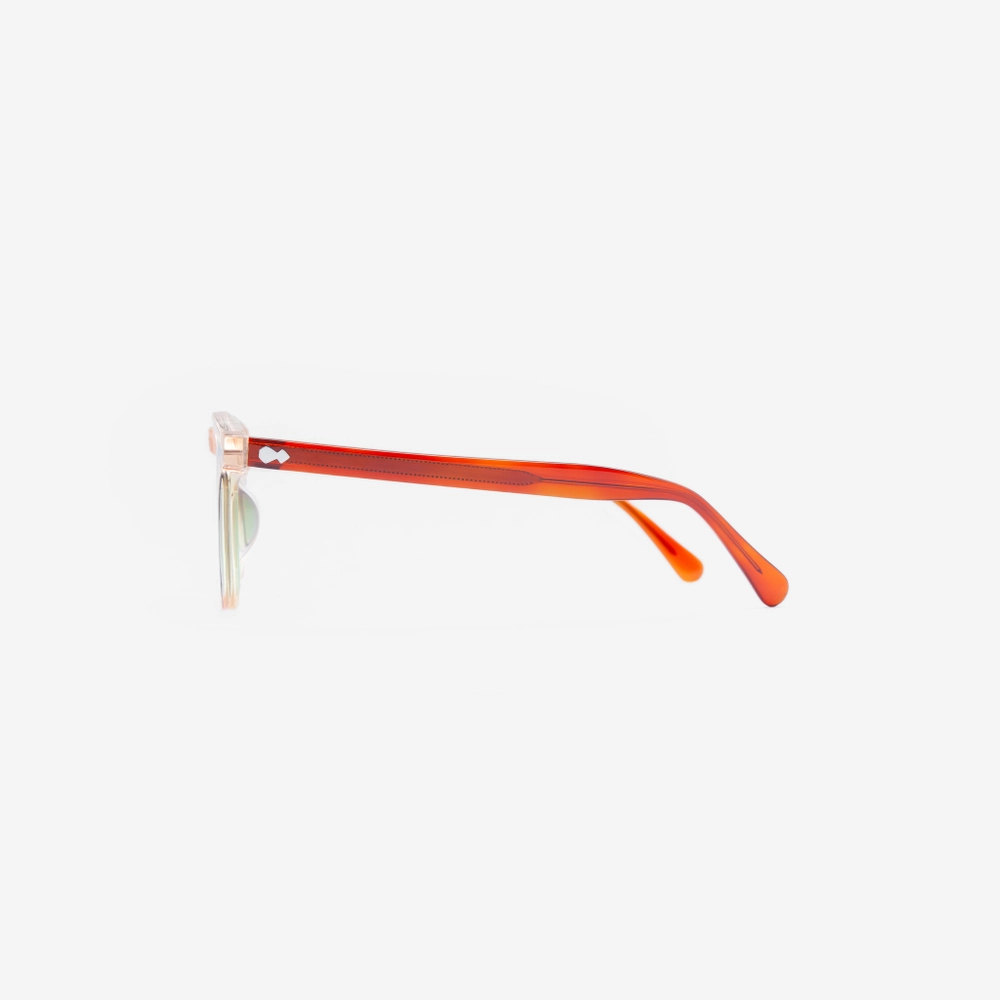 Icon, Clear-Orange/Green#114234