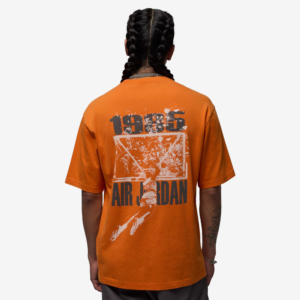 Brooklyn Shattered Backboard Oversized Graphic T-Shirt, Starfish/Sail