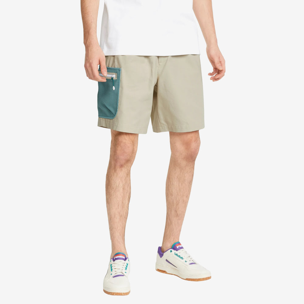 BUTTER GOODS Rip Stop Cargo Shorts, Putty#81828