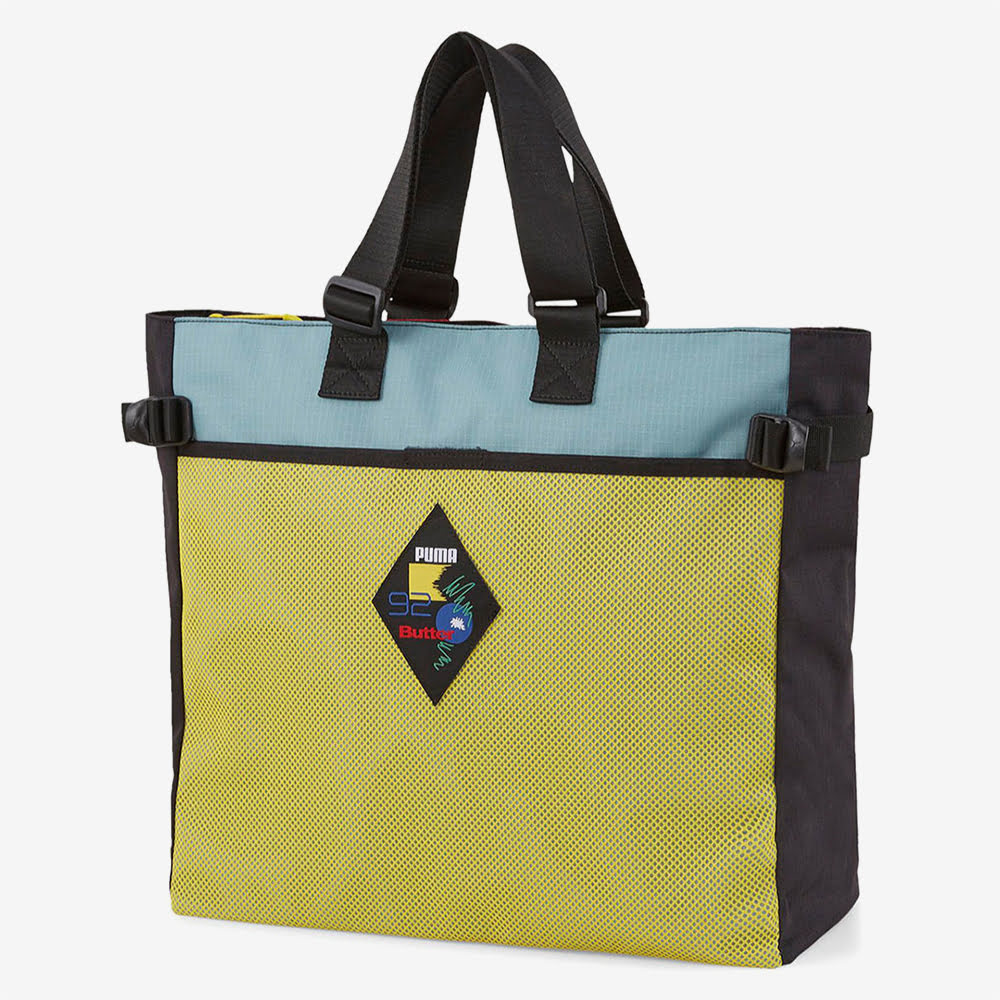 BUTTER GOODS Tote, Mineral Blue-Puma Black-Maize#81842