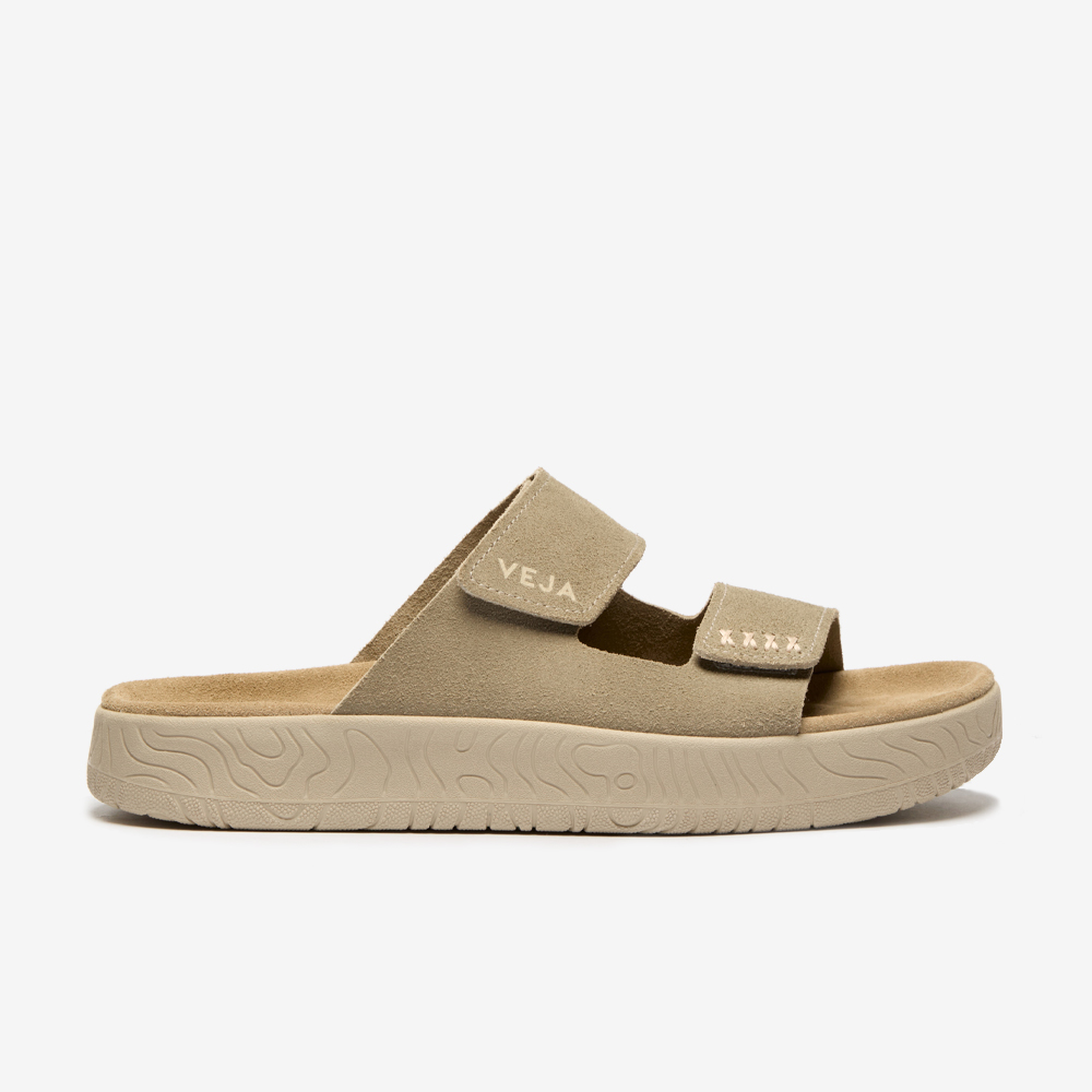 Etna Suede, Taupe/Almond