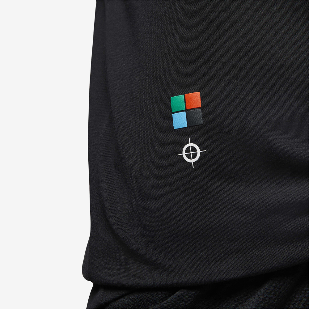 Flight MVP 85 Wheaties Graphic Longsleeve, Black/White/Baltic Blue#114322