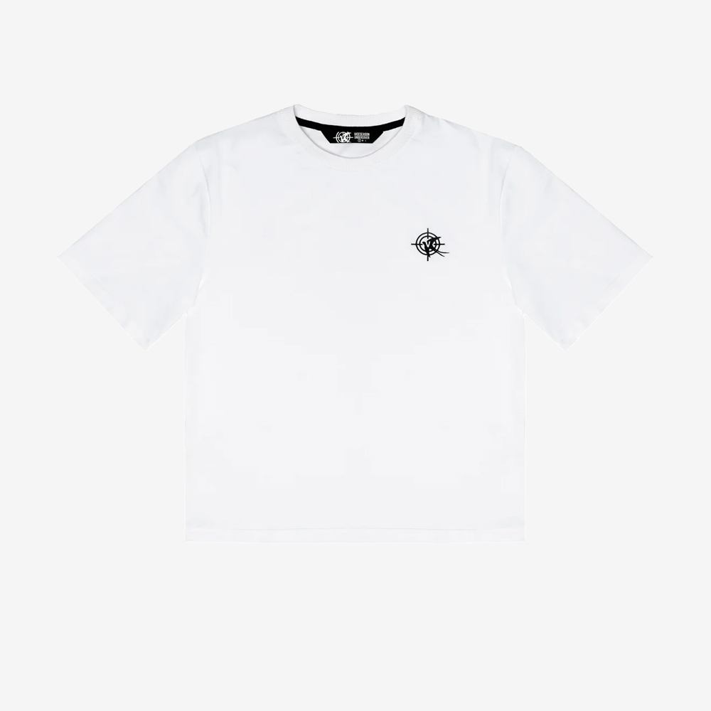 ICELAND COTTON T-Shirt, White/Black#114889