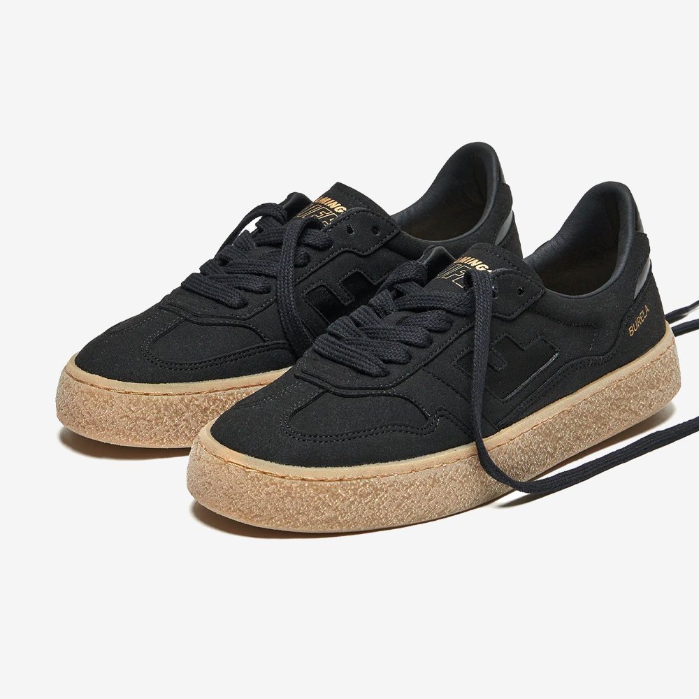 Burela Bold, Black Suede