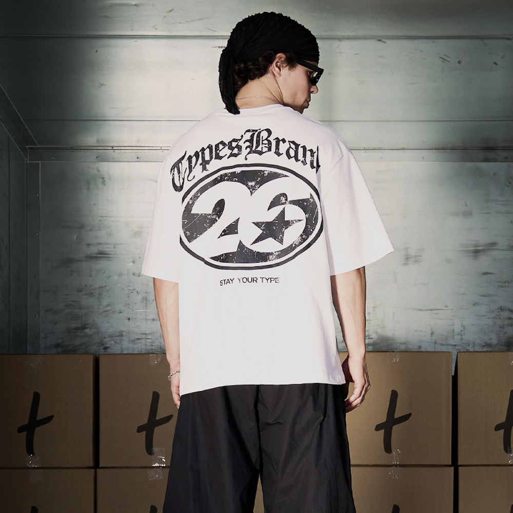 "Circle" T-Shirt, White#114599