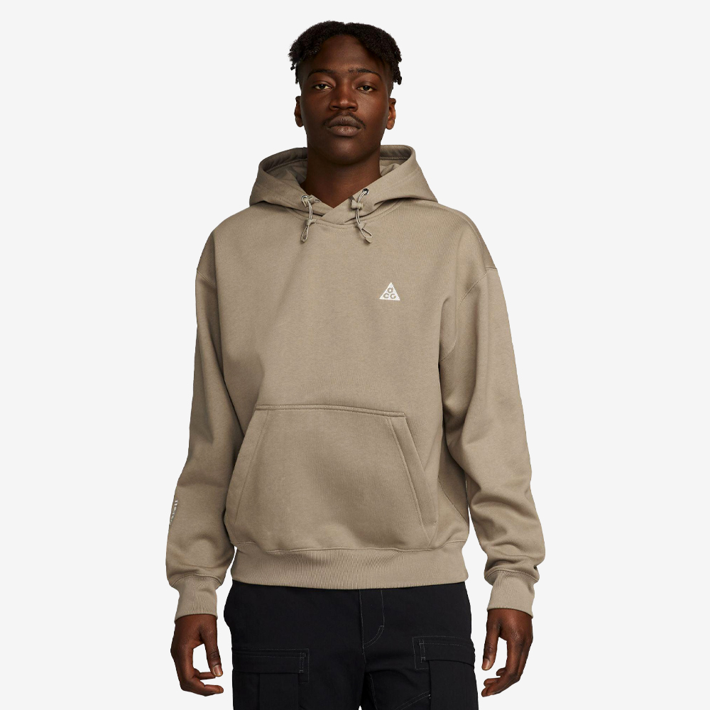ACG Therma-FIT Tuff Fleece Pullover Hoodie, Khaki/Summit White/Summit White