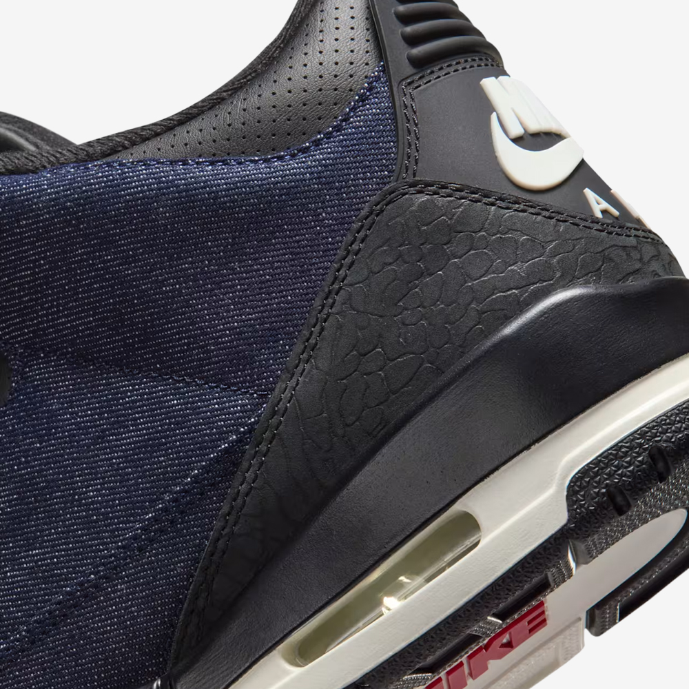 Levi's x AJ 3 Retro SP, Indigo and Gym Red#115916