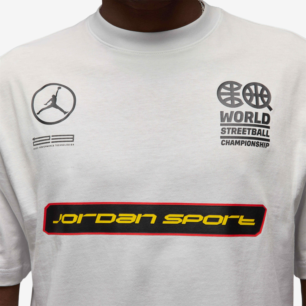 Quai 54 Sport T-Shirt, Summit White/Chile Red#113906