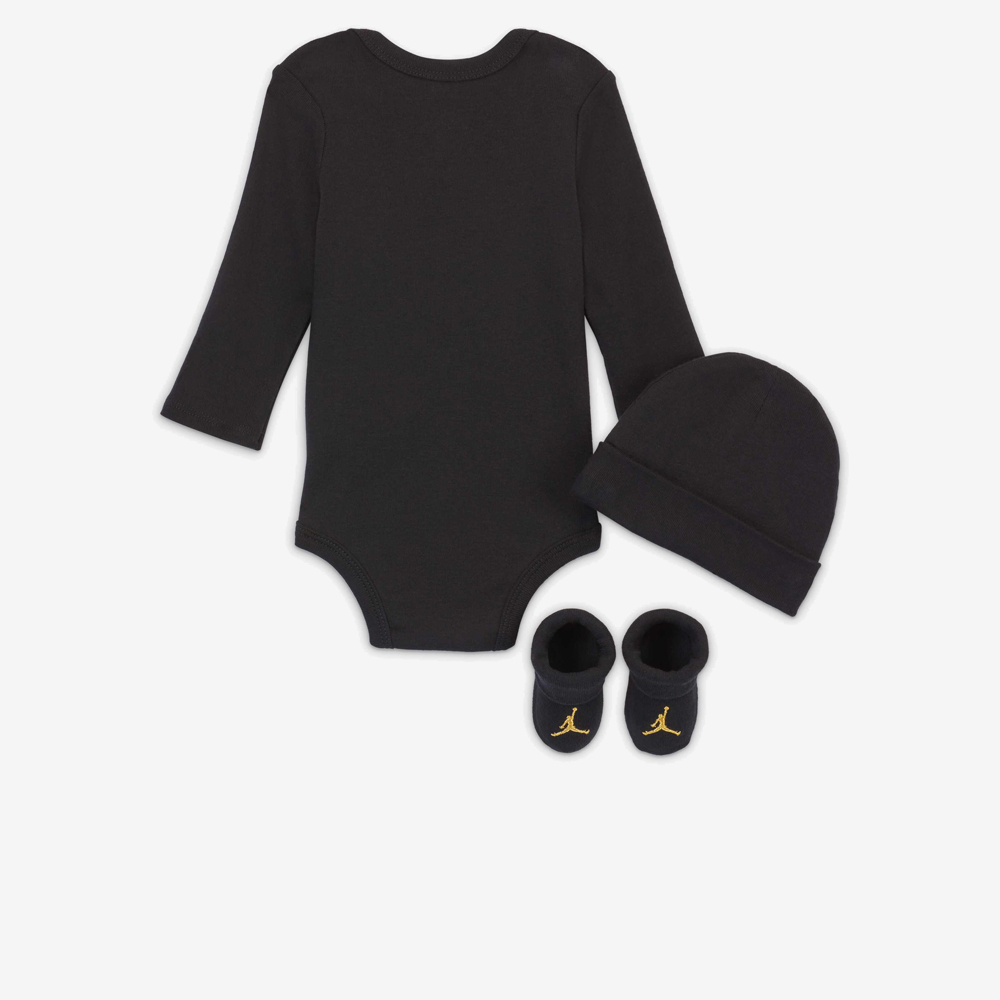 Baby 3-Piece Box Set, Black/Gold