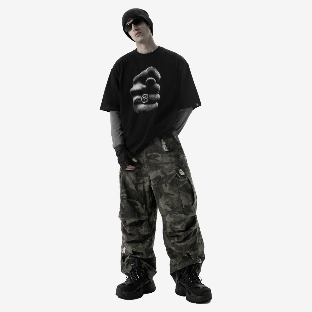 FIGA Tee, Black/White#114893