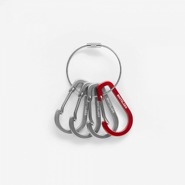 Carbines Set, Silver/Red