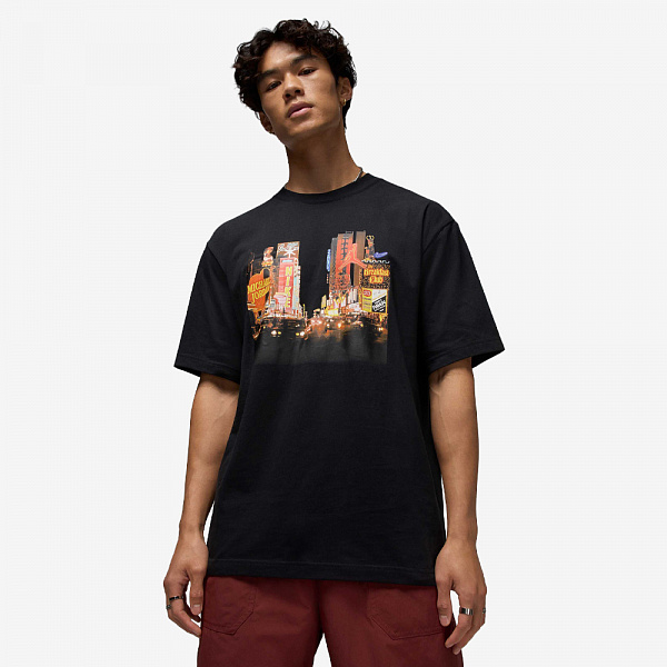 Night City Lights T-Shirt, Black