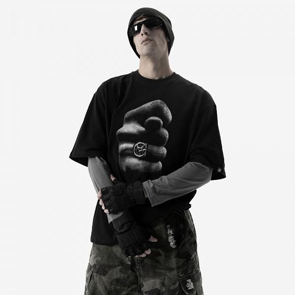 FIGA Tee, Black/White