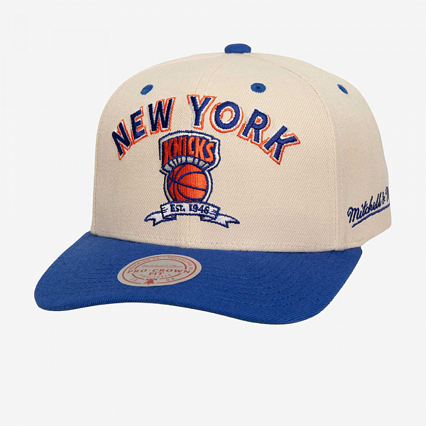 New York Knicks NBA Legacy Defined Pro Snapback, Oatmeal/Blue