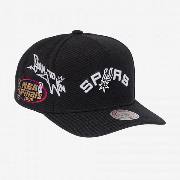 San Antonio Spurs NBA Born To Win Snapback, Black/Grey
