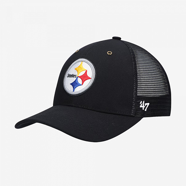 Carhartt x '47 Pittsburgh Steelers NFL MVP Trucker Snapback, Black 