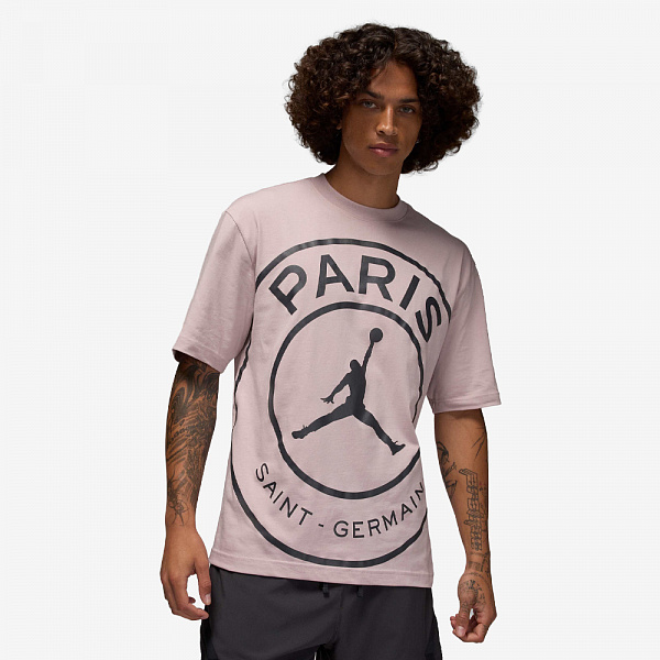 PSG x Air Jordan Large Graphic T-Shirt, Particle Rose