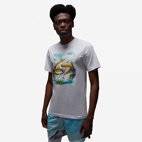 Luka Gone Fishing T-Shirt, White