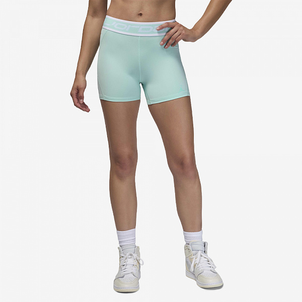 Wmns Sport Shorts, Light Dew/Hyper Turquoise