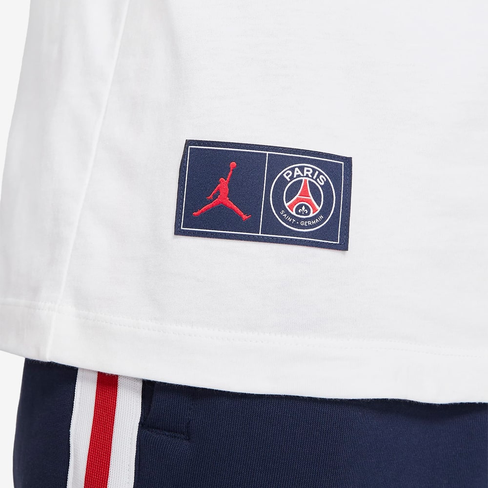 PSG Logo Tee, White/Midnight Navy#70603