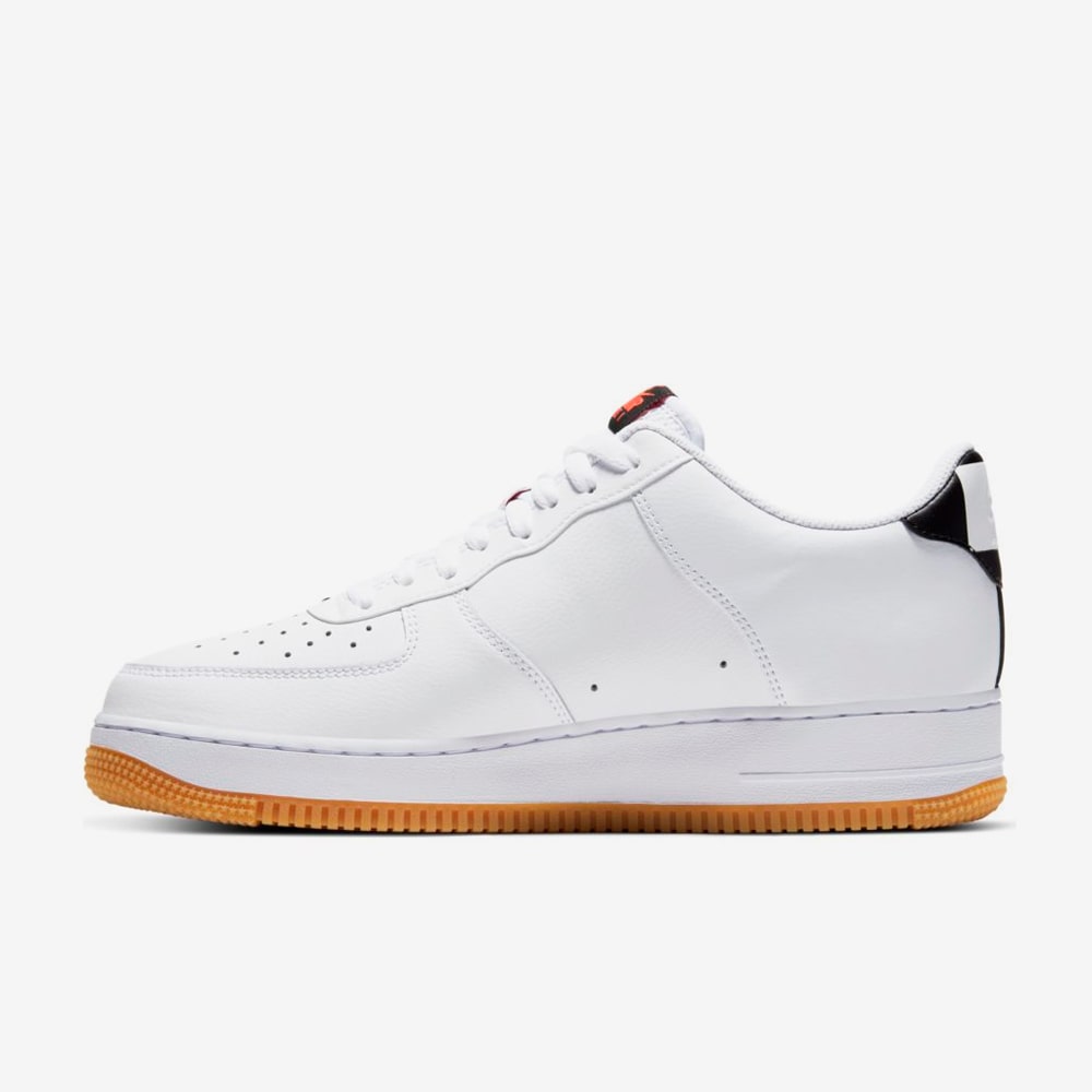 Air Force 1 07 Lv8, White/White-Bright Crimson-Black#68864