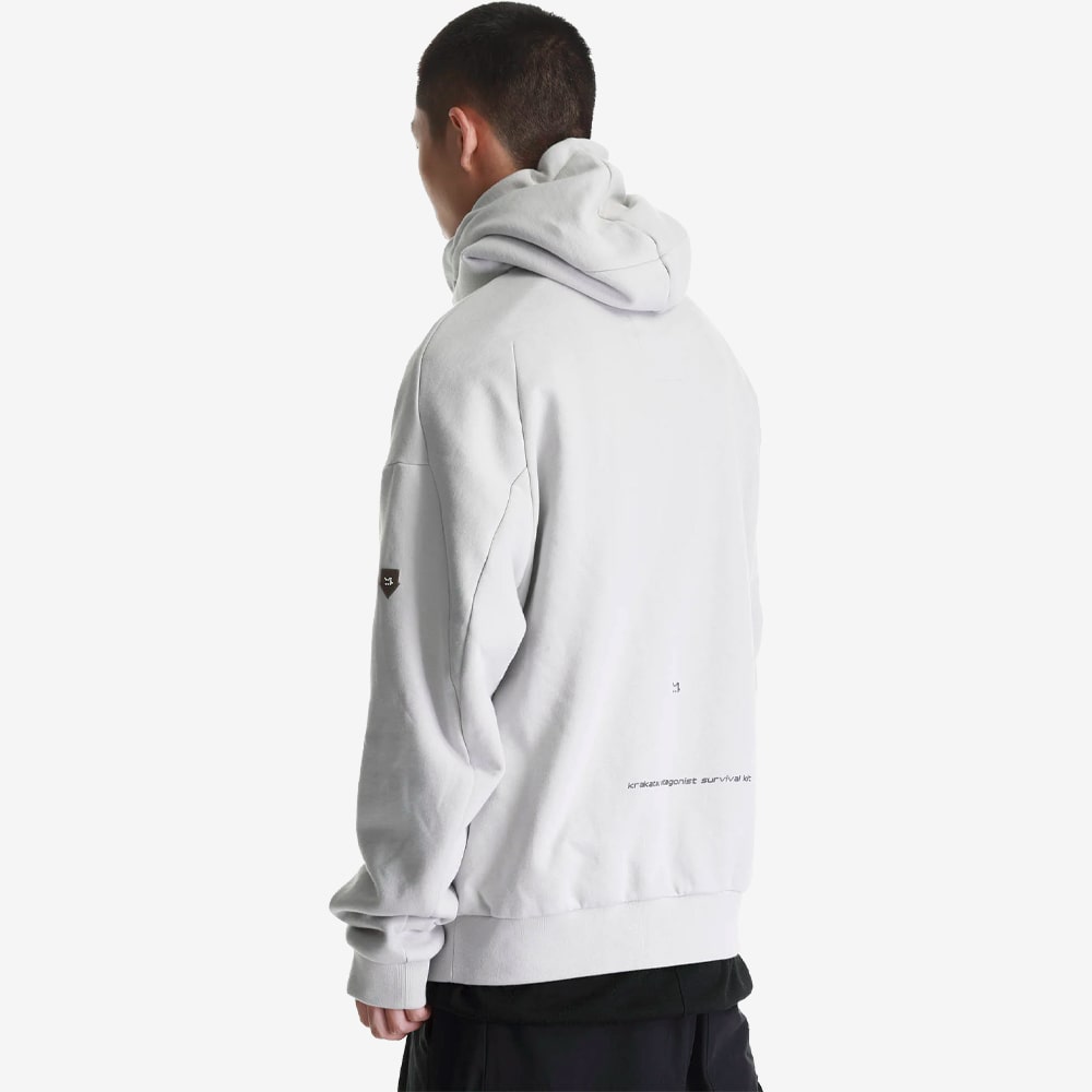 FRISSON Pull-Over Hoodie, Light Grey#93701