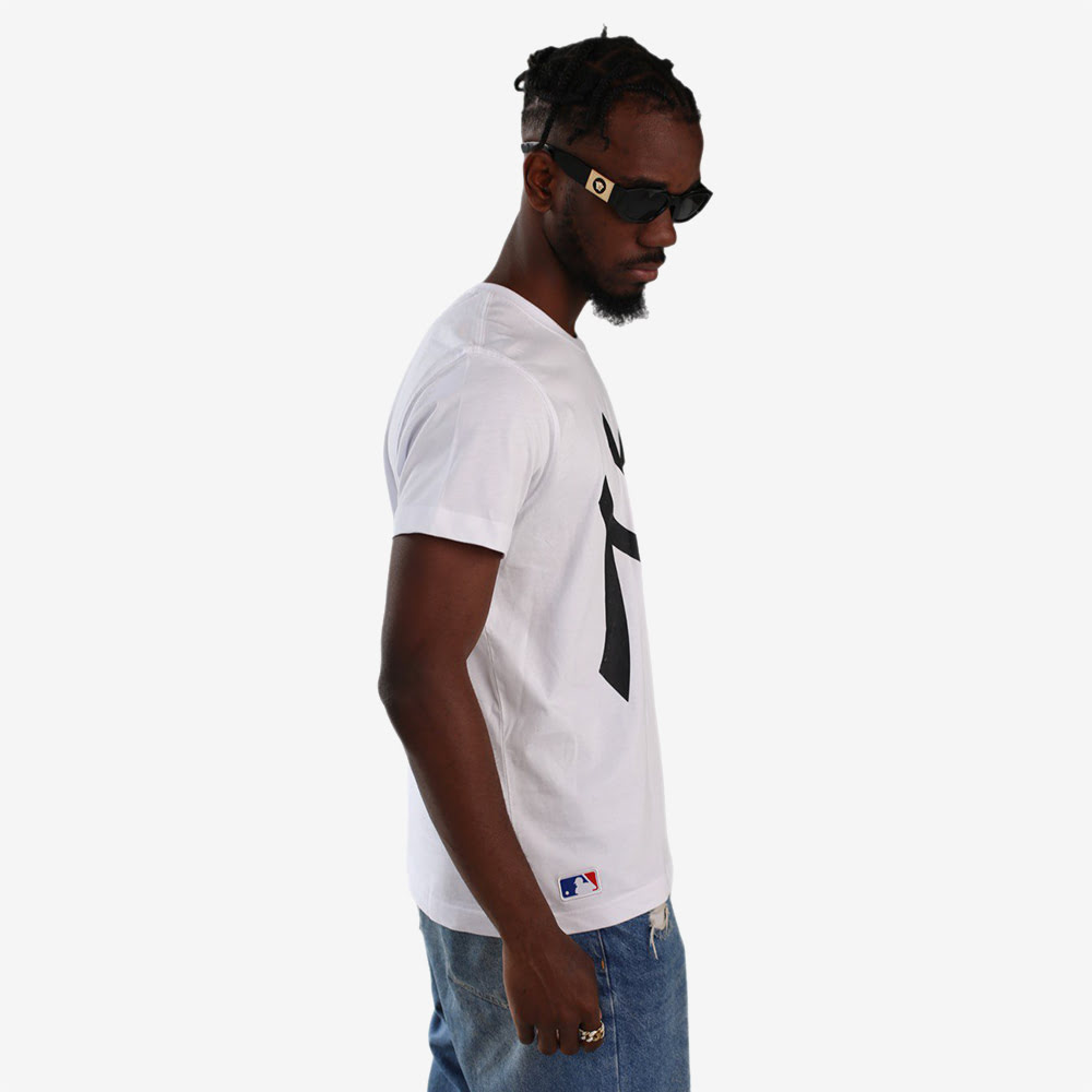 New York Yankees T-Shirt, White/White/Black#88771