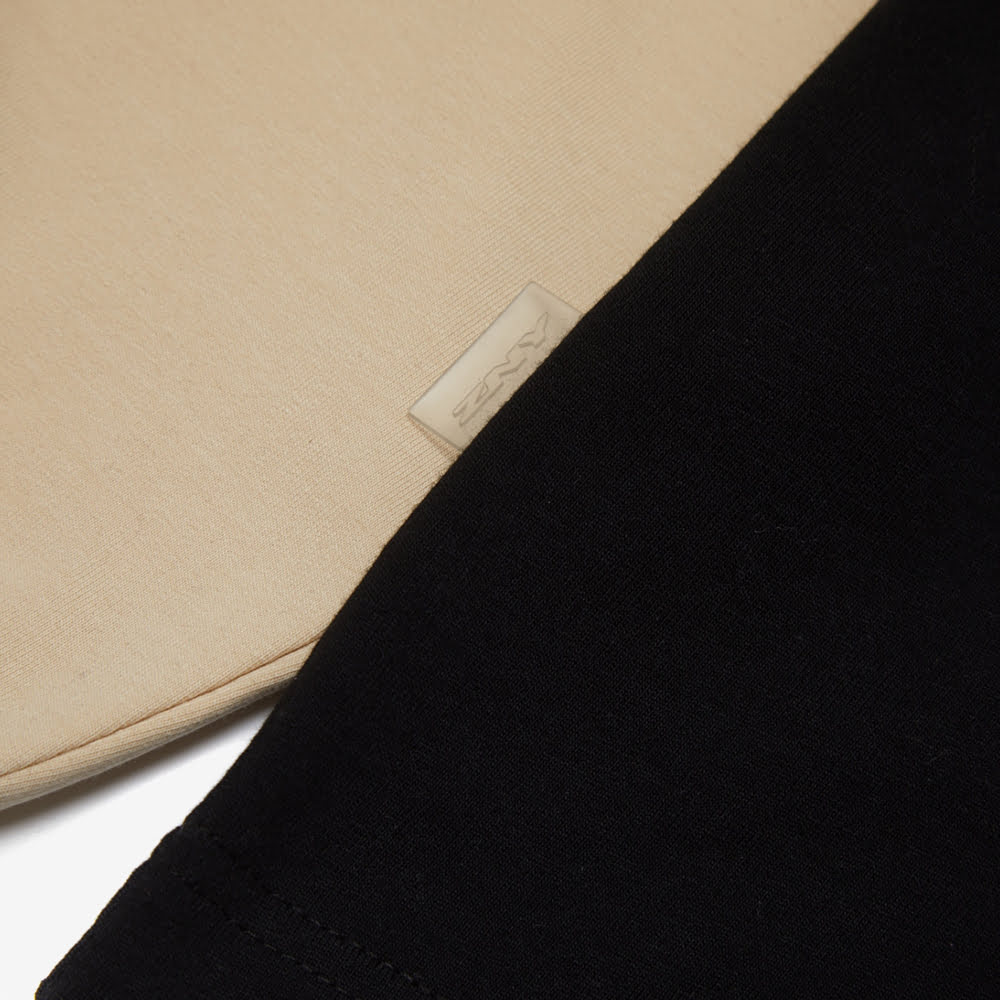 Double Hoodie, Black/Desert Sand#88607