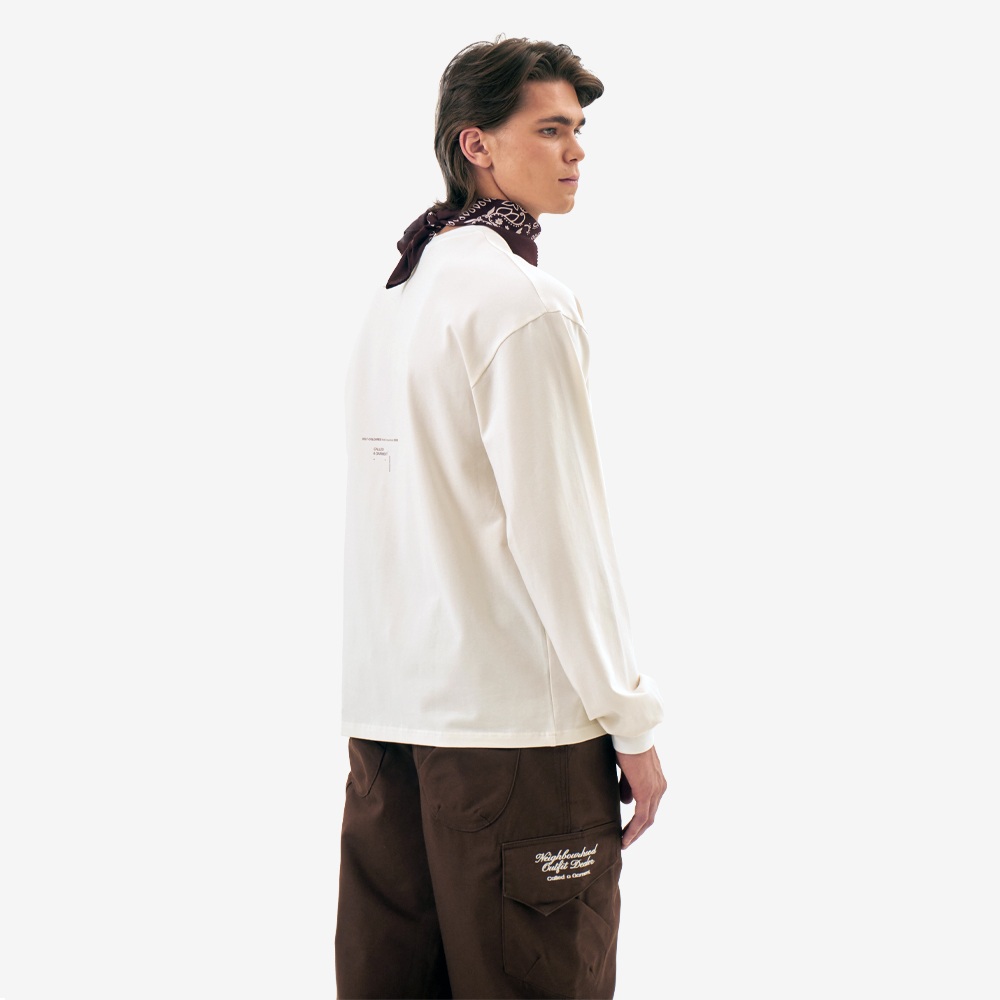 Essential Peachskin Longsleeve, Milk#108183