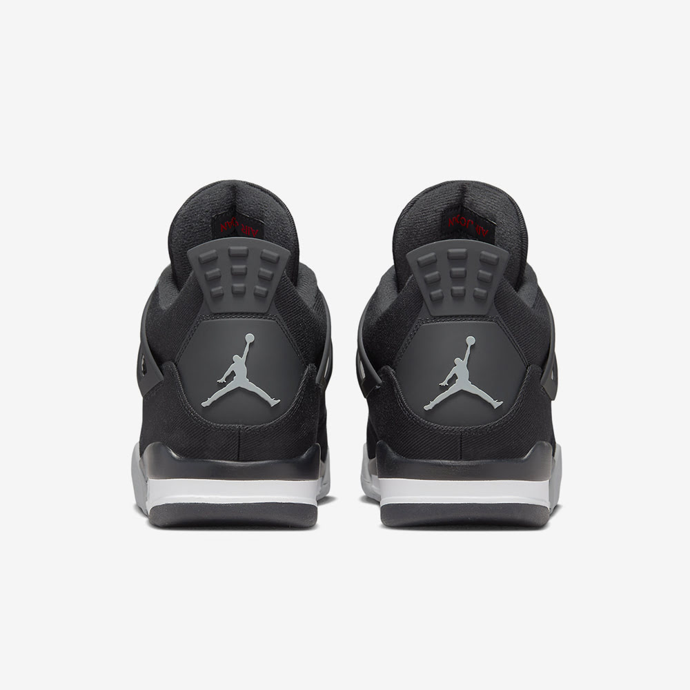 AJ 4 Retro SE, Black/Lt Steel Grey-White #90565